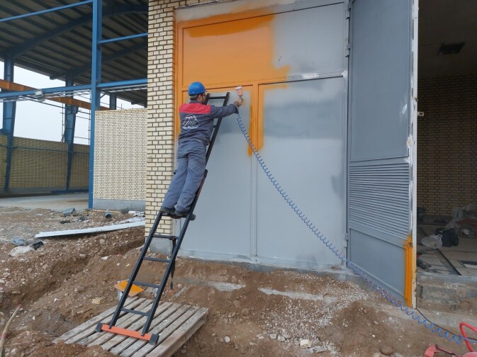 Trans room door painting