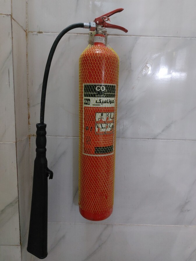 Installation of fire extinguishers